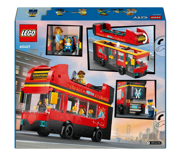 LEGO CITY 60407 Czerwony, piętrowy autokar - 1248595 - zdjęcie 6